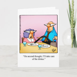 Funny Wedding Jubiläumskarte für ihn Karte