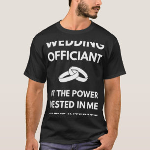 Funny Wedding Offizier T-Shirt