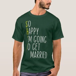 Funny Wedding Sarcastic Groom Bride Verlobung Mar T-Shirt