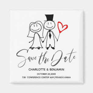 Funny Wedding Save the Date Magnet