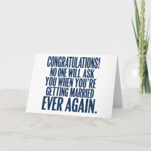 Funny Wedding Verlobung Glückwunsch Verheiratet Einladung