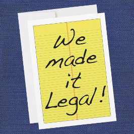 Funny Wedding Wir machten es zu einer legalen Einl Einladung