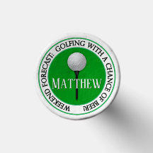 Funny Weekend Golf Ball & T-Shirt Golfplätze T-Shi