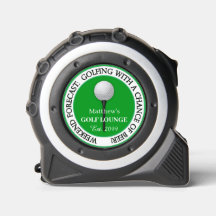 Funny Weekend Golf Lounge Tape Measure