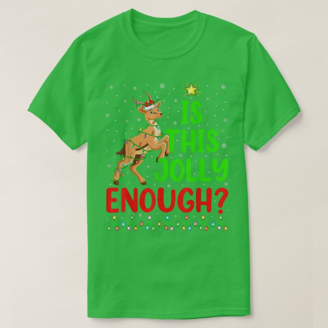 Funny Weihnachten Baum ist dieser Jolly genug Ante T-Shirt (Design vorne)