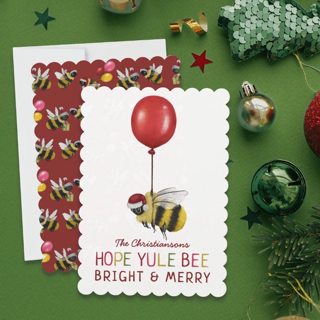 Funny Weihnachten Bee Merry and Bright Christmas (Von Creator hochgeladen)