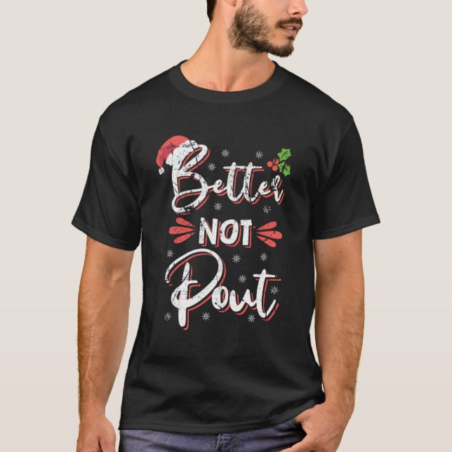 Funny Weihnachten Pun besser nicht geben Geschenke T-Shirt (Vorderseite)