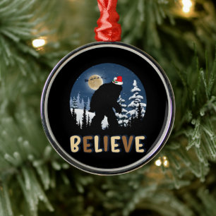 Funny Weihnachten Weihnachten Weihnachten Bigfoot  Ornament Aus Metall