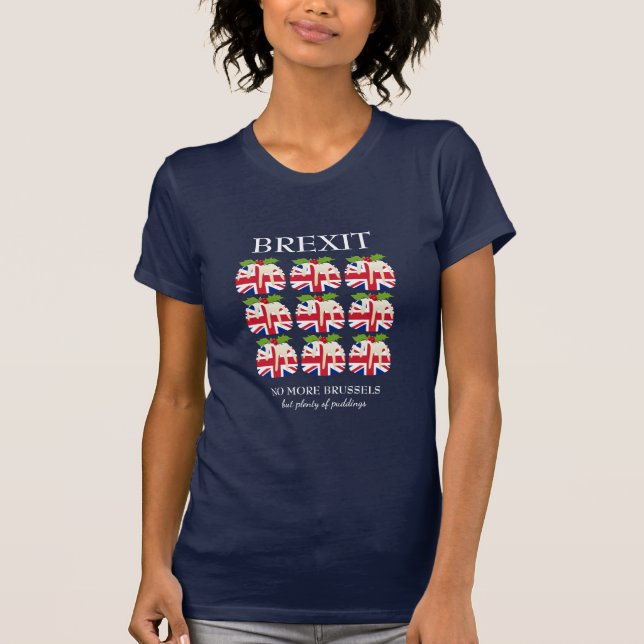 Funny | Weihnachts-Pudding | UNION JACK | BREXIT T-Shirt (Vorderseite)
