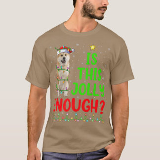 Funny Weihnachtsbaum ist dieser Jolly genug Akita  T-Shirt