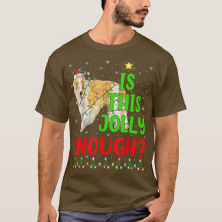 Funny Weihnachtsbaum ist dieser Jolly genug Borzoi T-Shirt