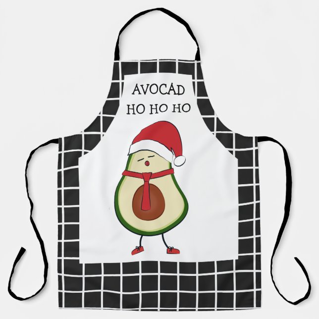 Funny Weihnachtsgeschenk für Ihn Avocado Schürze (Vorderseite)
