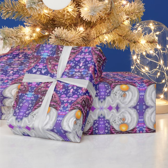 Funny Weihnachtsgeschenk Wrapping Papier Happy Gno Geschenkpapier (Feiertage)