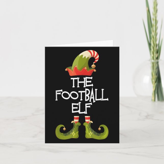 Funny Weihnachtsgeschenk Zitat der Fußball Elf Gra Karte (Vorderseite)