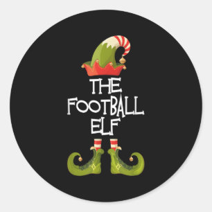 Funny Weihnachtsgeschenk Zitat der Fußball Elf Gra Runder Aufkleber