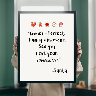 Funny Weihnachtskalender Poster