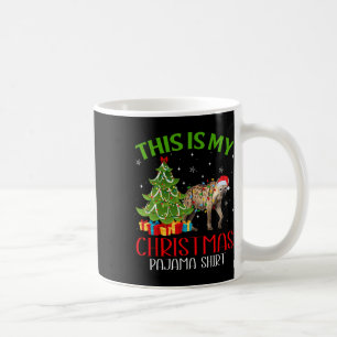 Funny WeihnachtsLICHT Das ist mein Hyena Weihnacht Kaffeetasse