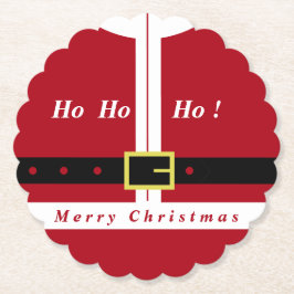 Funny Weihnachtsmann Weihnachts-Untersetzer Untersetzer