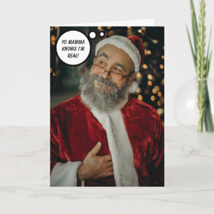 Funny Weihnachtsmann, Weihnachtsgrüße Karte