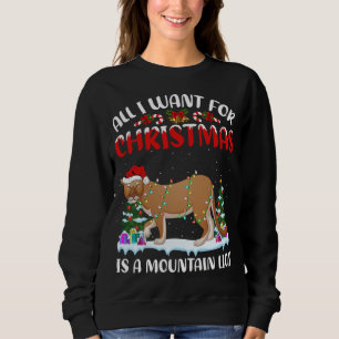 Funny Weihnachtsmannmütze Alles, was ich zu Weihna Sweatshirt
