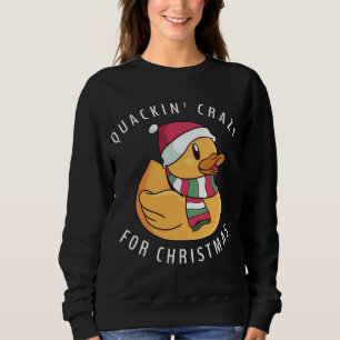 Funny Weihnachtsmannmütze Rubber Duck Weihnachtspu Sweatshirt