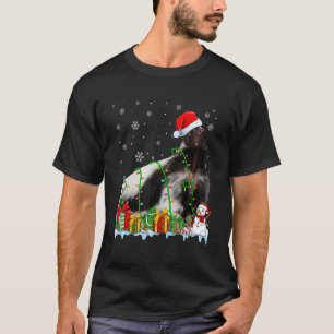 Funny Weihnachtsmannmütze Skunk Christmas Lights A T-Shirt