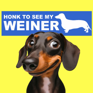 Funny Weiner Dog (Dackel) Zitat Autoaufkleber