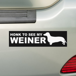 Funny Weiner Dog (Dackel) Zitat Autoaufkleber