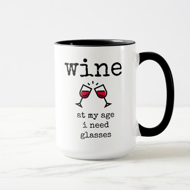 Funny, Weinlover, Zitat, Kaffee Tasse (Rechts)