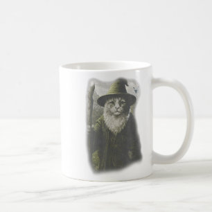 Funny Weird Kitten Wizard Ghost Cat Meme Catdalf H Kaffeetasse