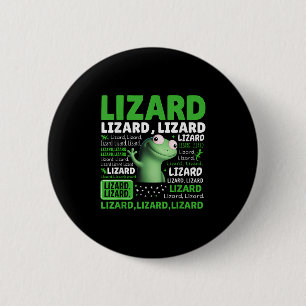 Funny Weirdcore Animal Women Men Lizard Liz Button
