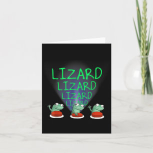 Funny Weirdcore Animal Women Men Lizard Liz Karte