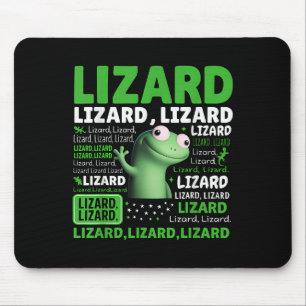 Funny Weirdcore Animal Women Men Lizard Liz Mousepad