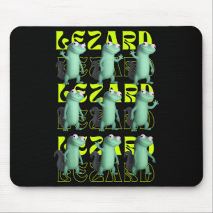 Funny Weirdcore Animal Women Men Lizard Liz Mousepad