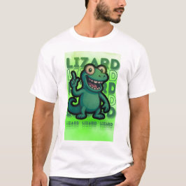 Funny Weirdcore Lizard Lizard Lizard Meme T - Shir T-Shirt