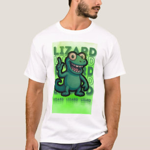 Funny Weirdcore Lizard Lizard Lizard Meme T - Shir T-Shirt
