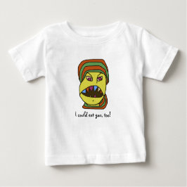 Funny WEIRDOS hungriger Cartoon Baby T-shirt