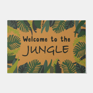 Funny Welcome To The Jungle Mat, Tropical Fußmatte