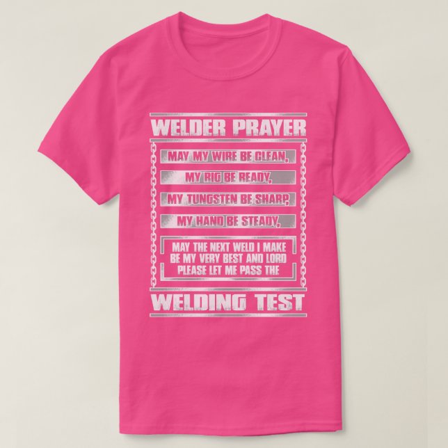 FUNNY WELDER PRAYER T-Shirt (Design vorne)