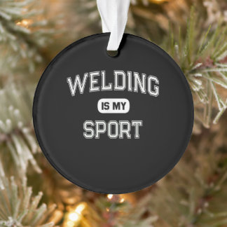 Funny Welder | Schweißen ist mein Sport Ornament