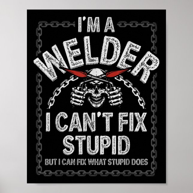 Funny Welding Shirts Männer Erwachsene Humor Gesch Poster (Vorne)