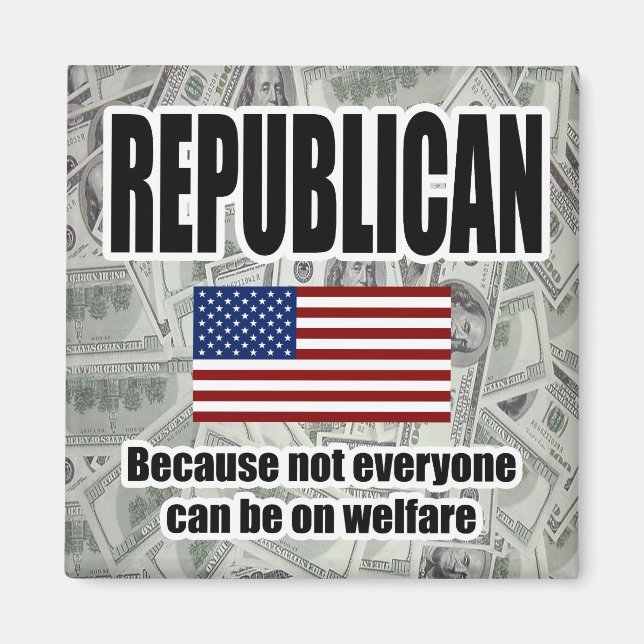 Funny Welfare Magnet (Vorne)