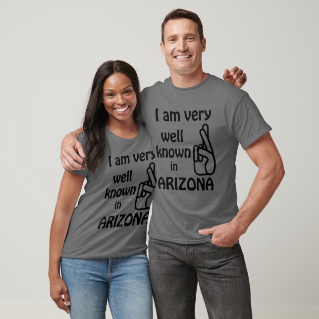 Funny Well bekannt im T - Shirt von Arizona (Unisex)