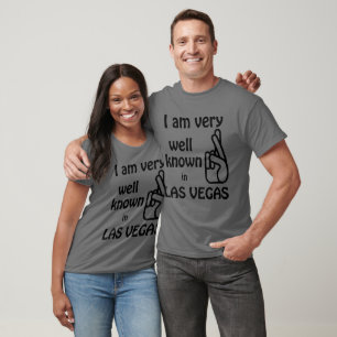 Funny Well Bekannt in Las Vegas Nevada Raglan T T-Shirt