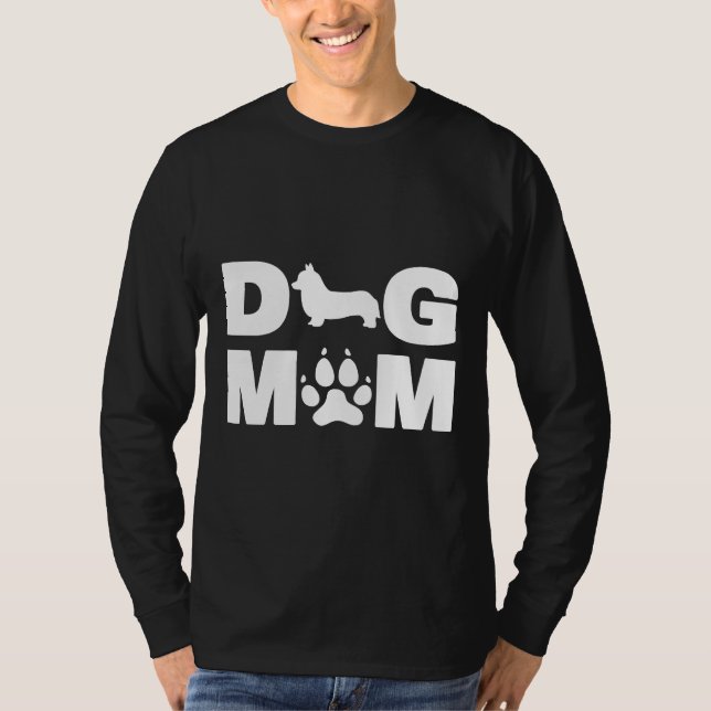 Funny Welsh Corgi Für Hunde Mama Liebe R T-Shirt (Vorderseite)