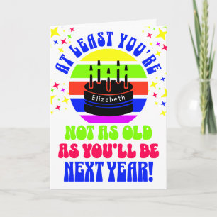 Funny, wenigstens bist du nicht... karte