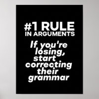 Funny, wenn das Argument verloren geht, beginnt Gr