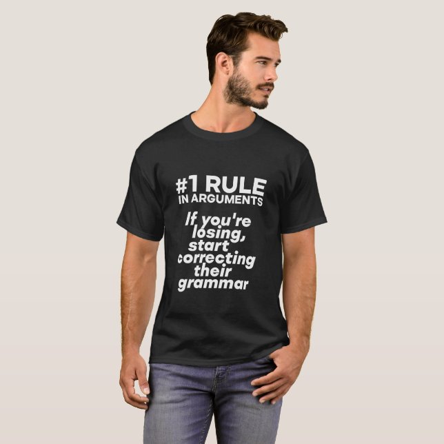 Funny, wenn das Argument verloren geht, beginnt Gr T-Shirt (Vorne ganz)