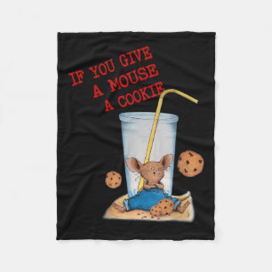 Funny, wenn du der Maus ein Kekskostüm zum Geburts Fleecedecke