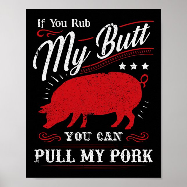 Funny, wenn du mir den Hintern abholst, kannst du  Poster (Vorne)